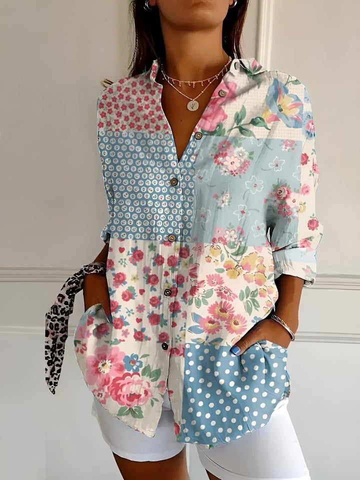 Honey – Contemporary Ruffle Trim Blouse