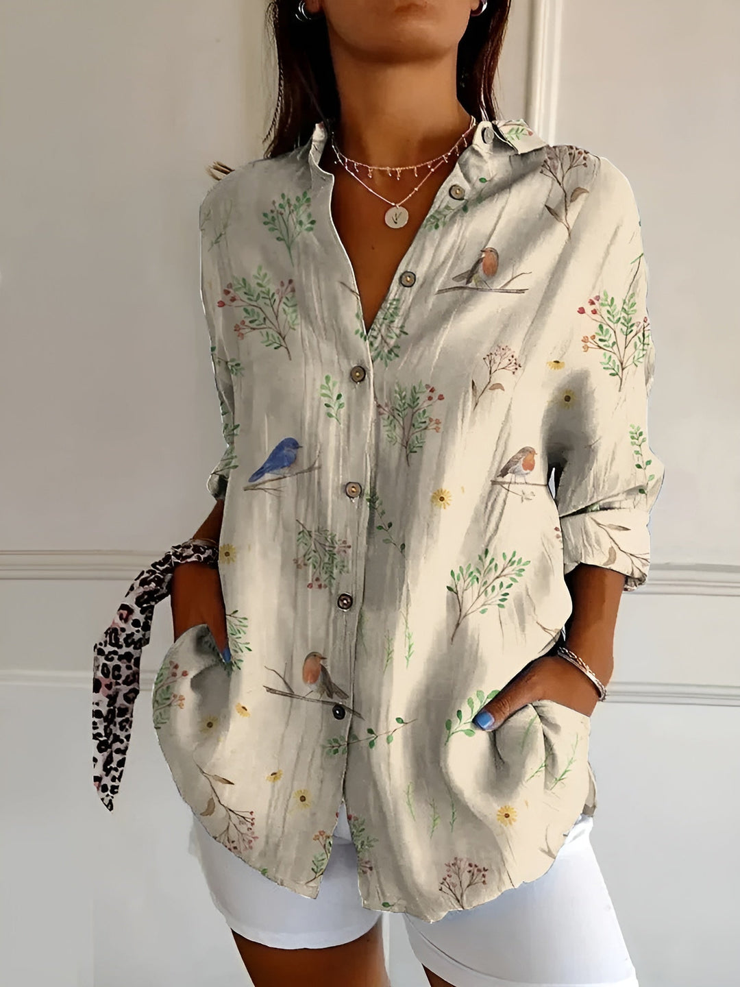 Honey – Contemporary Ruffle Trim Blouse
