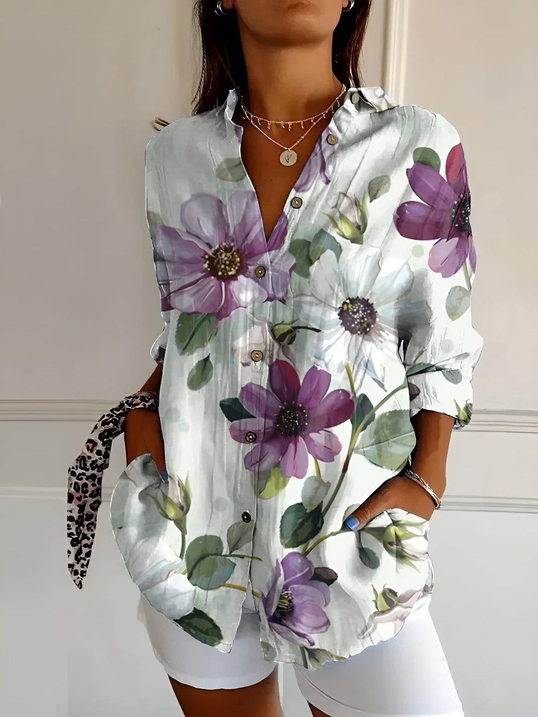 Honey – Contemporary Ruffle Trim Blouse