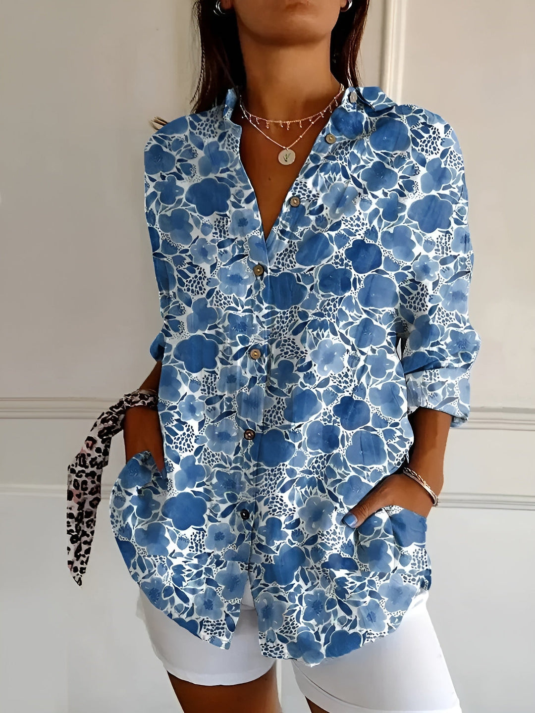 Honey – Contemporary Ruffle Trim Blouse