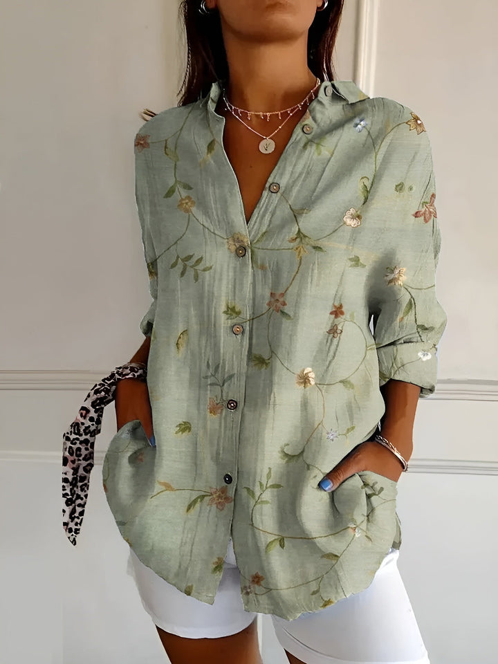 Honey – Contemporary Ruffle Trim Blouse