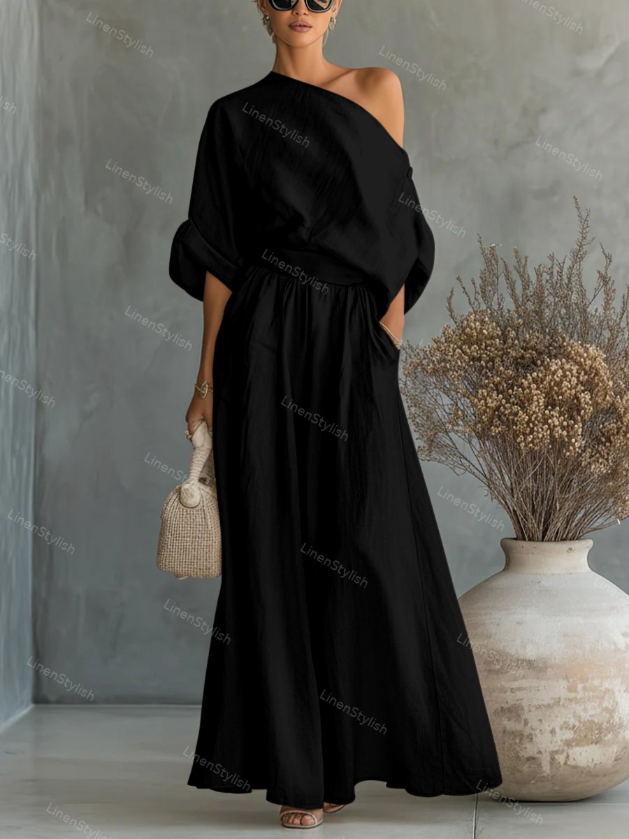 Pamela – Strapless Chic Co-Ord Set