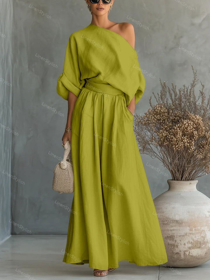 Pamela – Strapless Chic Co-Ord Set