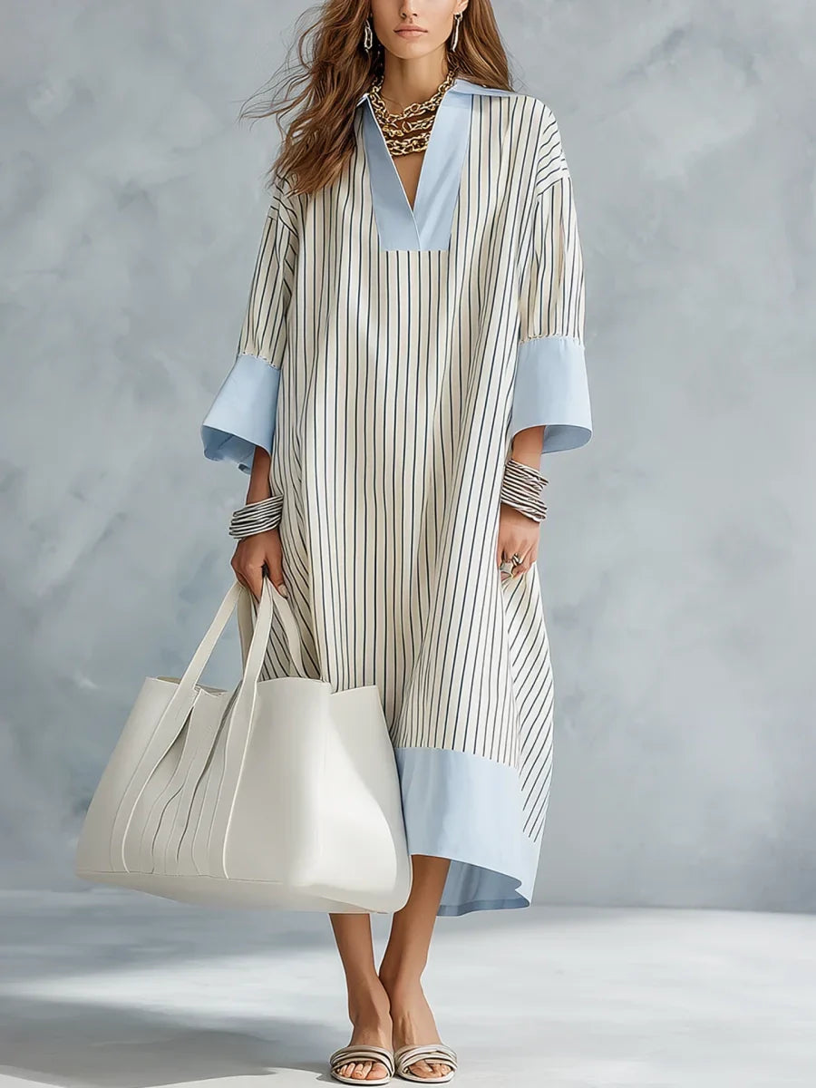 Alice – Striped Midi Dress