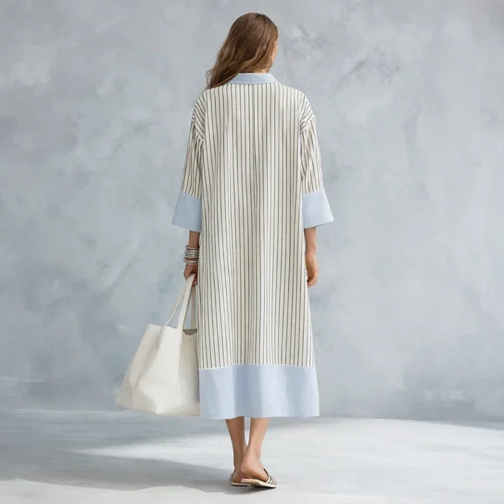 Alice – Striped Midi Dress