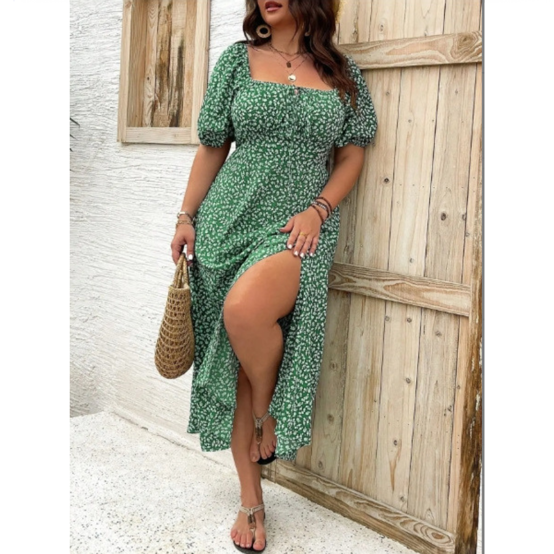 Deirdre – Comfy Elegant Summer Slit Dress