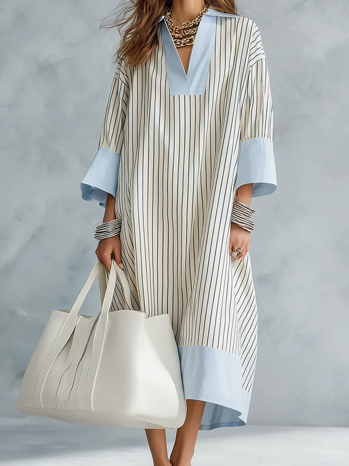 Alice – Striped Midi Dress