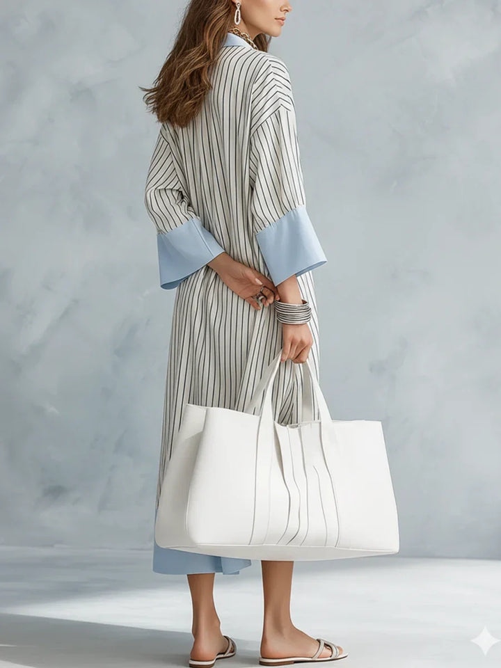 Alice – Striped Midi Dress