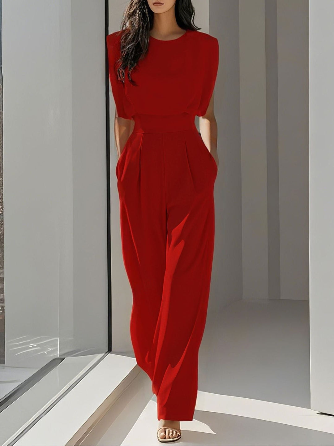 Anthea – Elegant Sleeveless Summer Jumpsuit