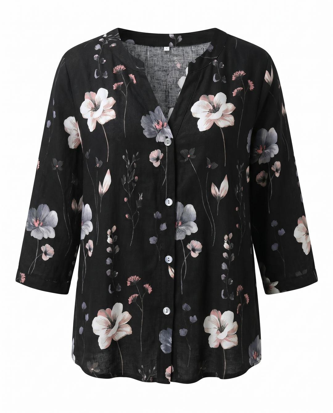 Hilary – Three-Quarter Sleeve Blouse