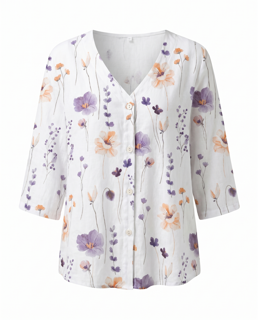 Hilary – Three-Quarter Sleeve Blouse
