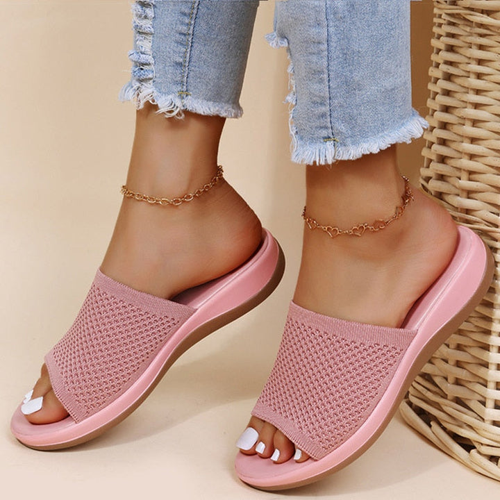 Thomasina – Breathable Orthopaedic Summer Sliders