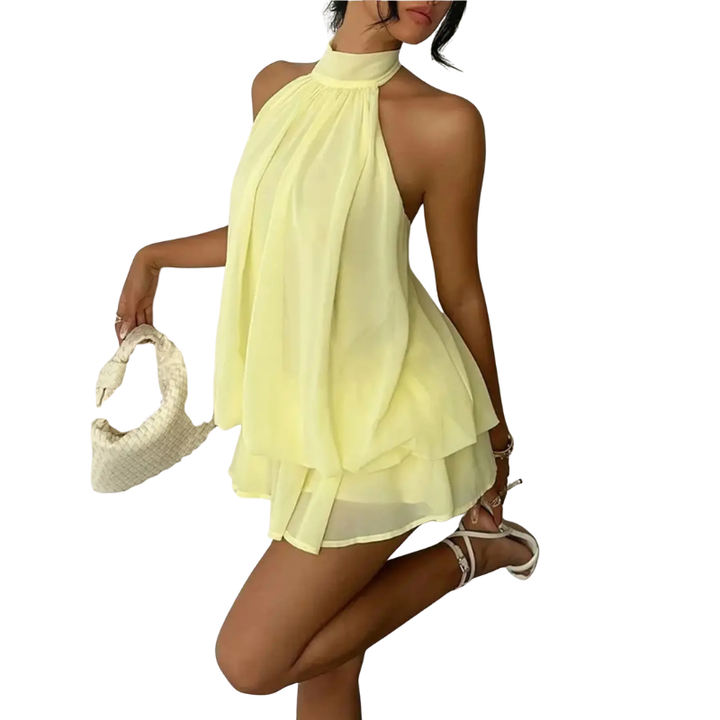 Deirdre – Versatile Crop Top and Skirt Set